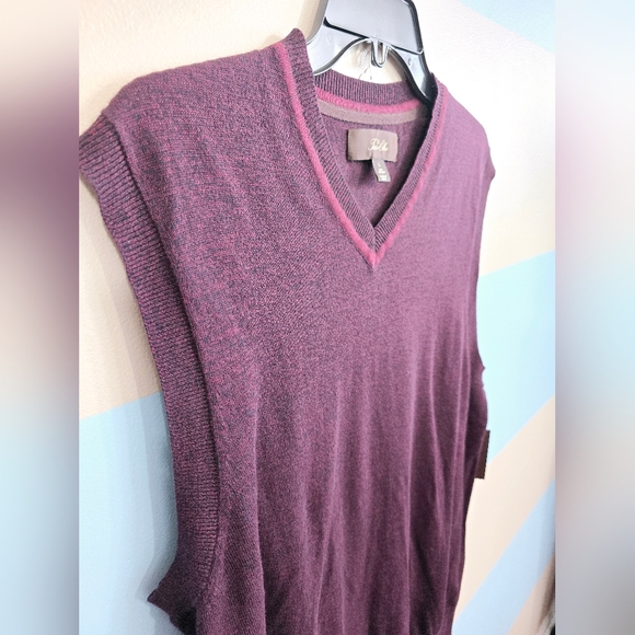 NWT Tasso Elba Macy's Men's Sweater Vest - Picture 5 of 7